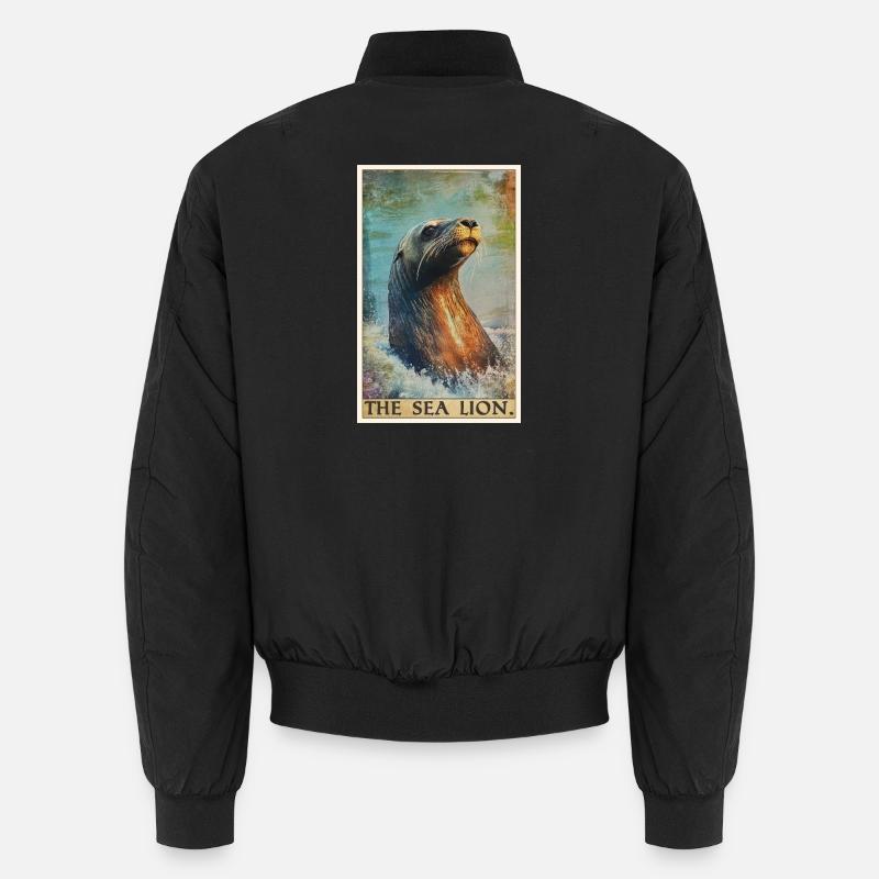 Seelöwen Seelöwe Unisex Bomberjacke