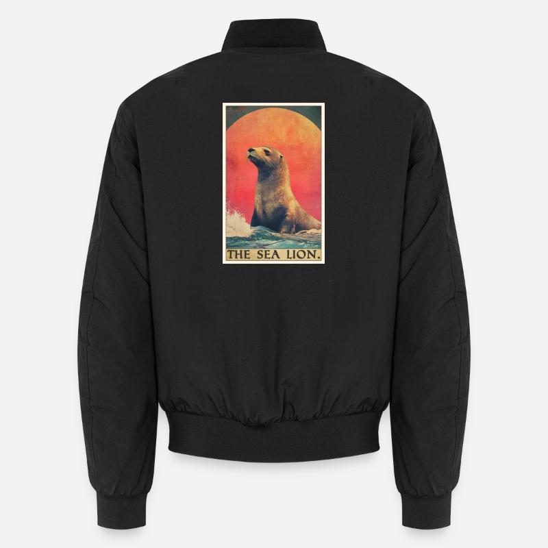 Seelöwen Seelöwe Unisex Bomberjacke
