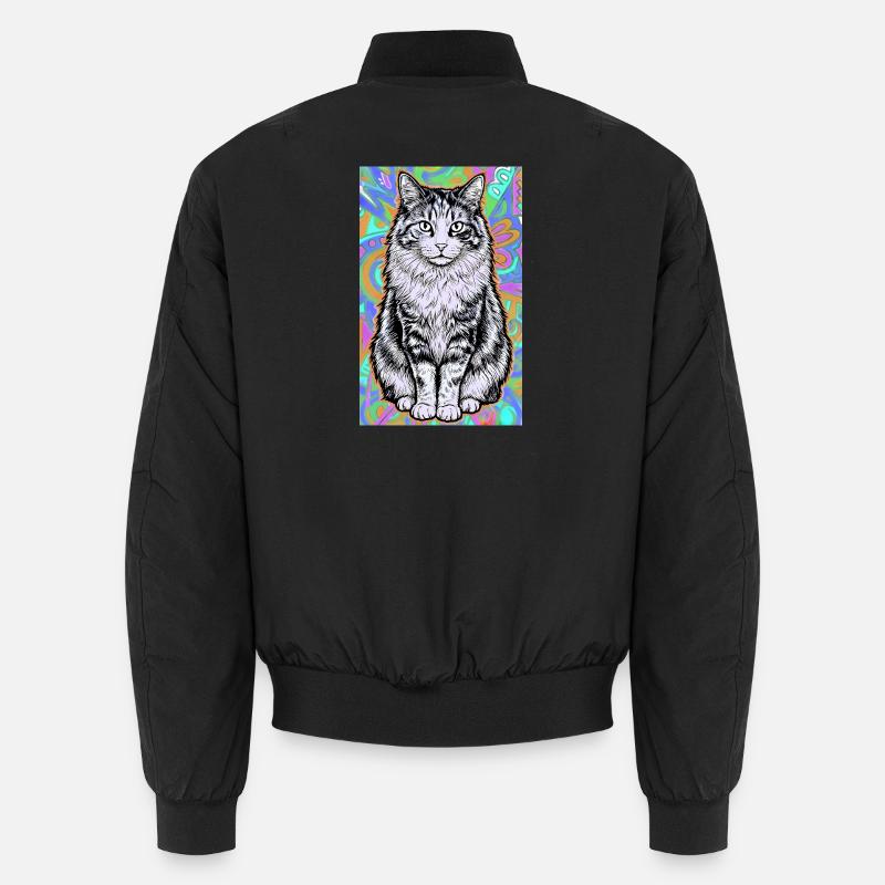 Katze Unisex Bomberjacke