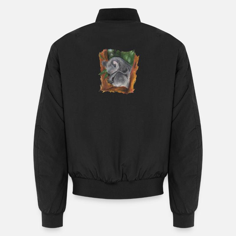 1_Coalabear Unisex Bomberjacke