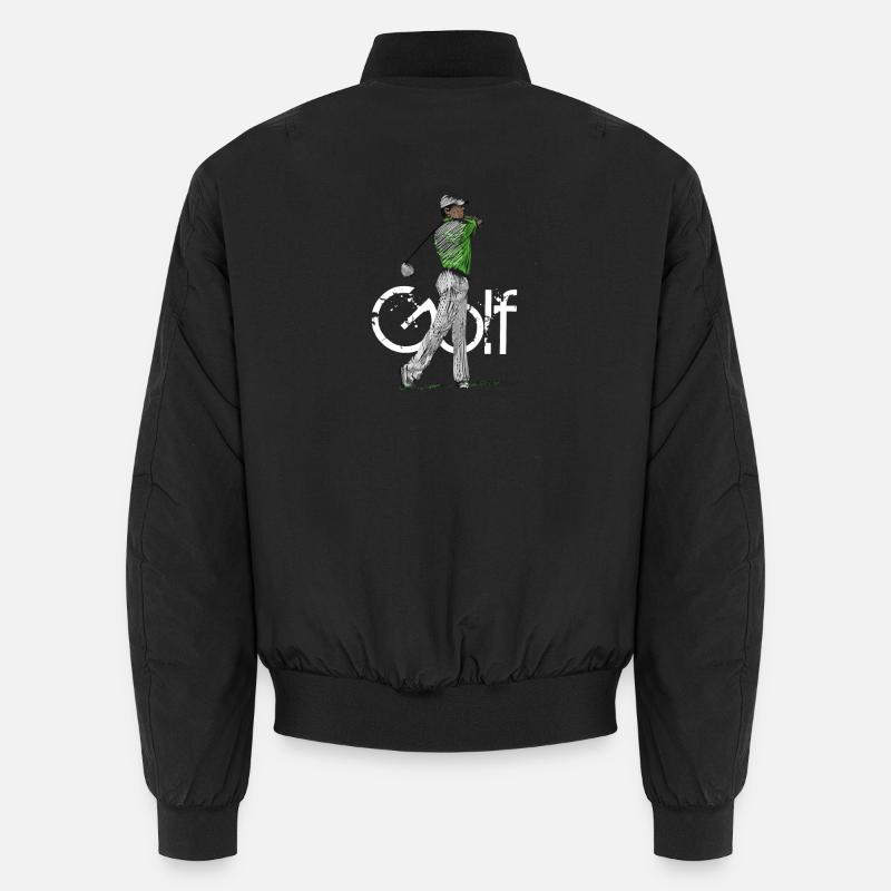golf - Unisex Bomber Jacket - black