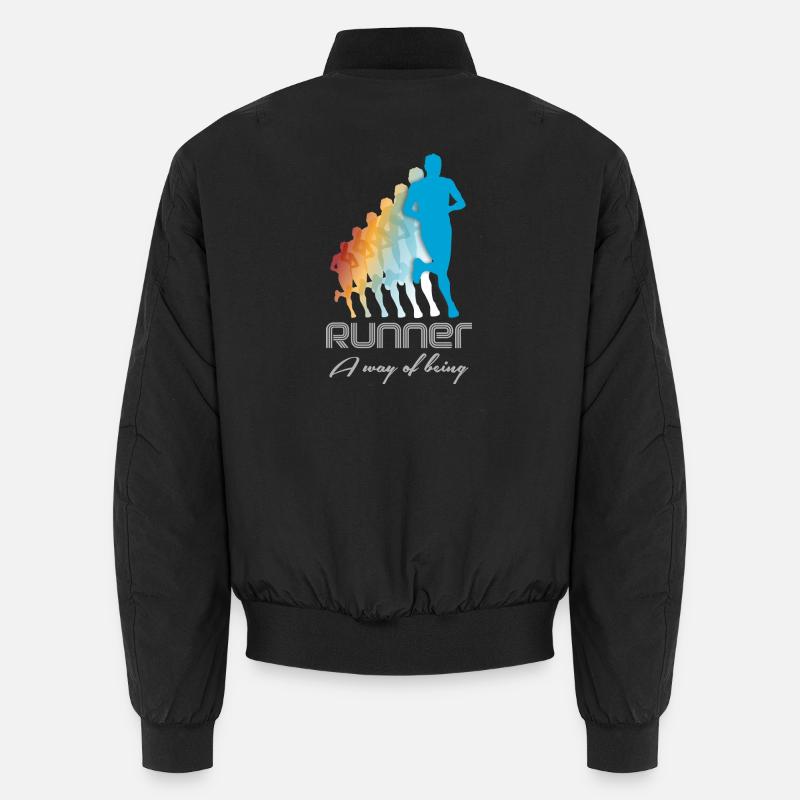 Ausgeführte - Unisex Bomberjacke - Schwarz