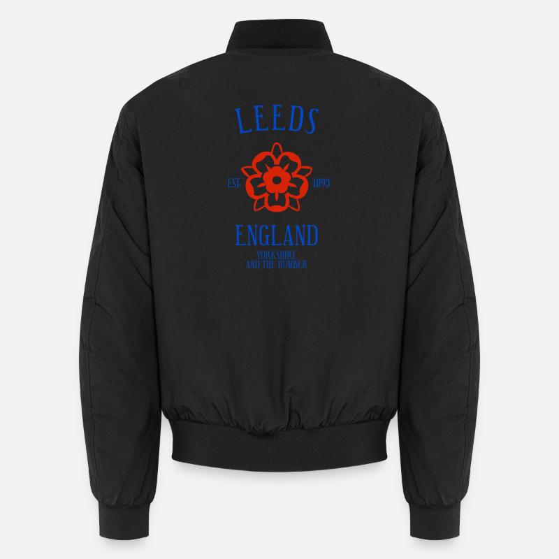 LEEDS England - Unisex Bomberjacke - Schwarz