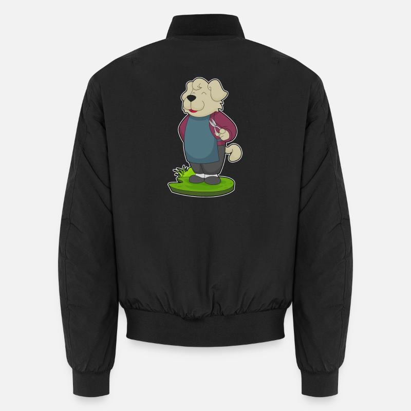 Coiffeur pour chien Ciseaux - Bomber unisexe - noir