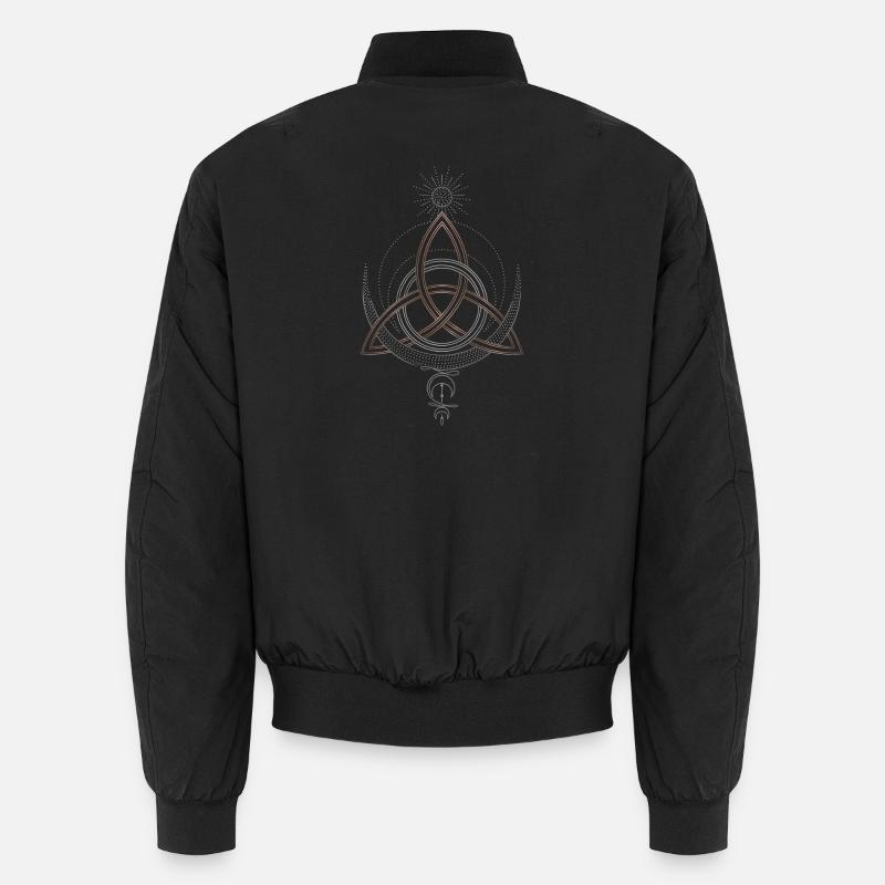 Trinity Knoten Triqueta Triquetra Unisex Bomberjacke