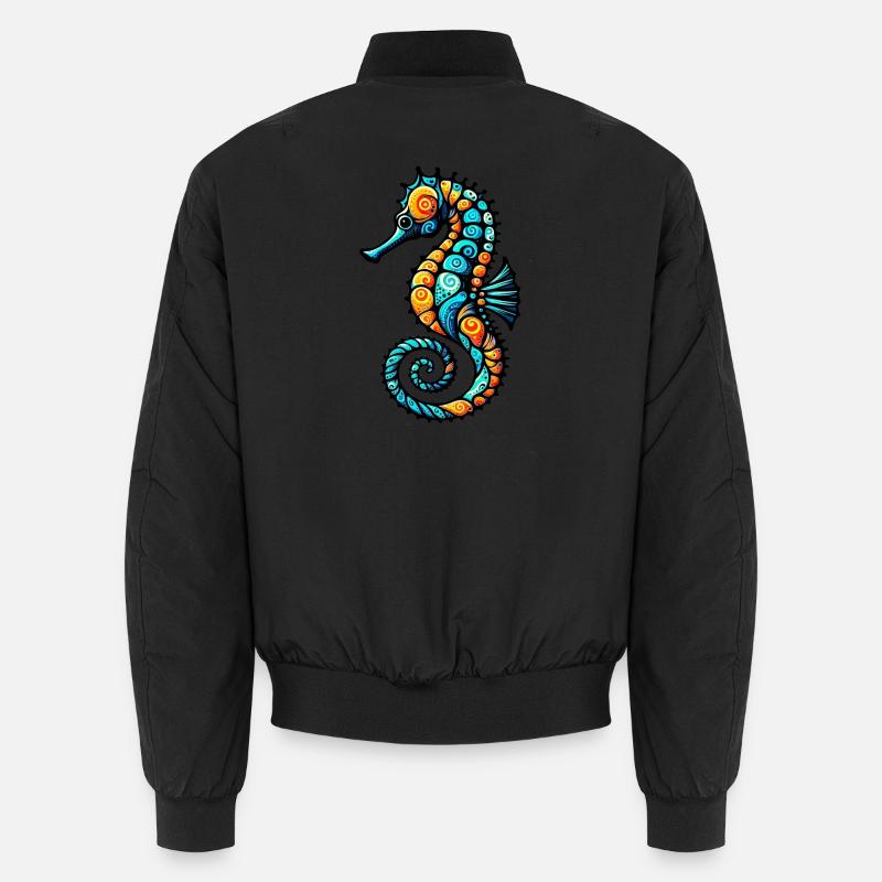 Hippocampe Bomber unisexe