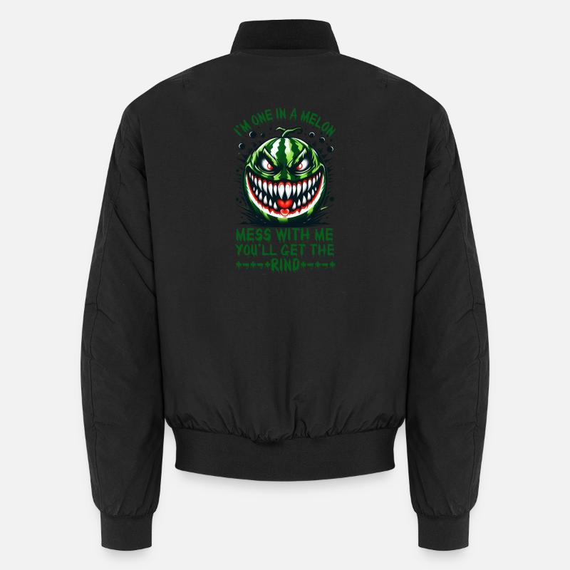 I’m One In a Melon. Mess With Me, Summerween Unisex Bomber Jacket