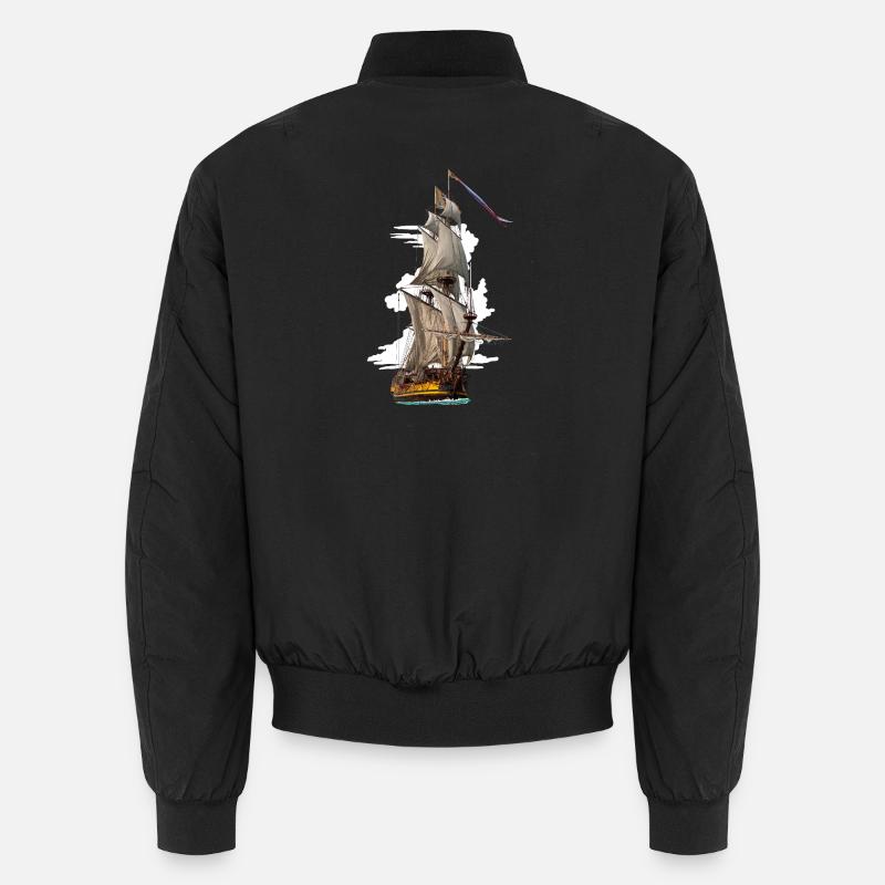 Segelschiff Unisex Bomberjacke