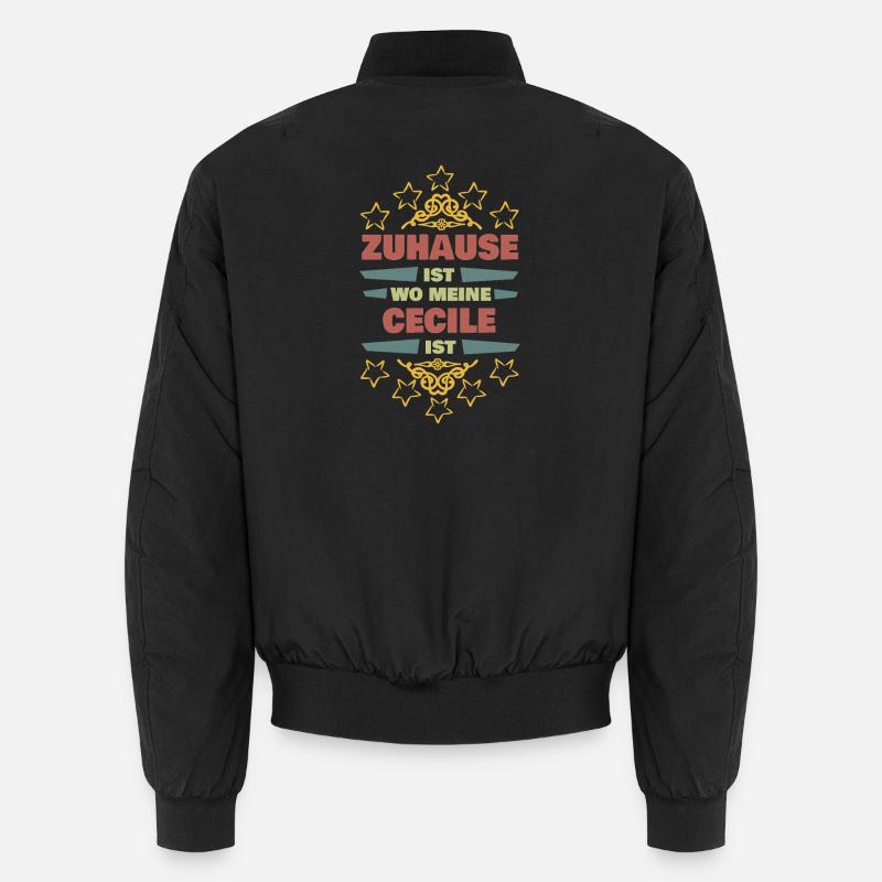 Cecile as a life partner Unisex Bomber Jacket