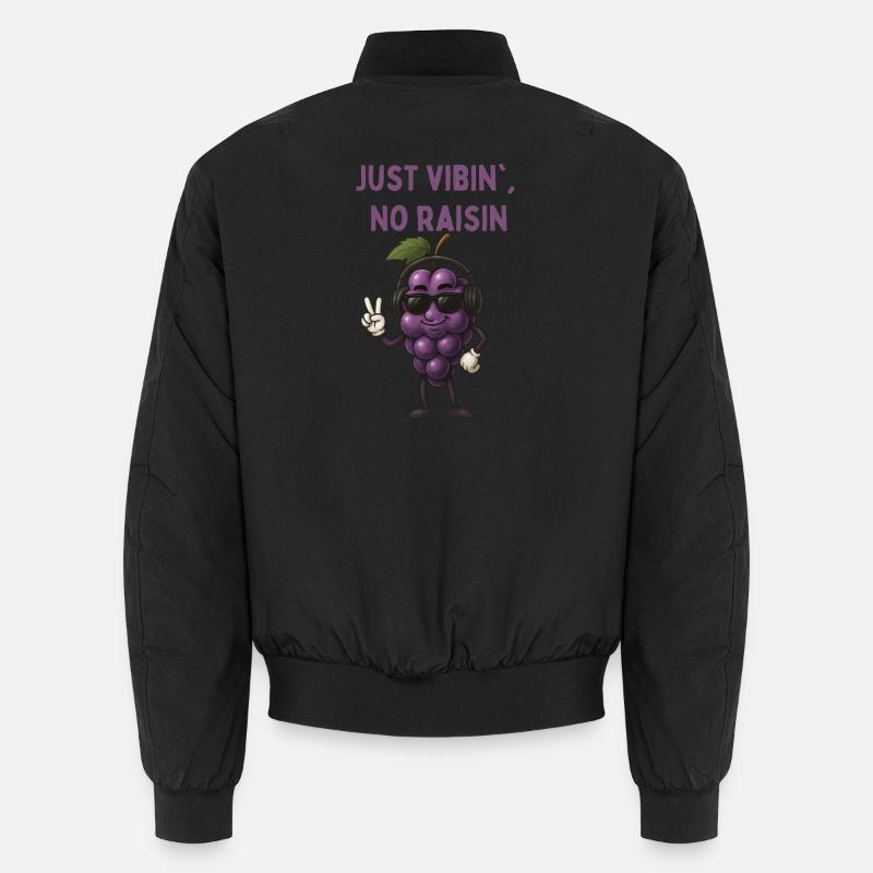 Raisin vibrant avec casque Bomber unisexe