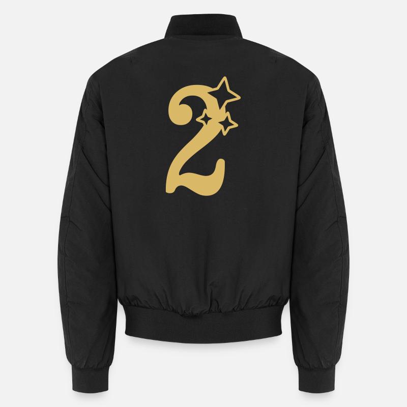 2 Jahre Jubiläum 2. Geburtstag Sternchen Unisex Bomberjacke