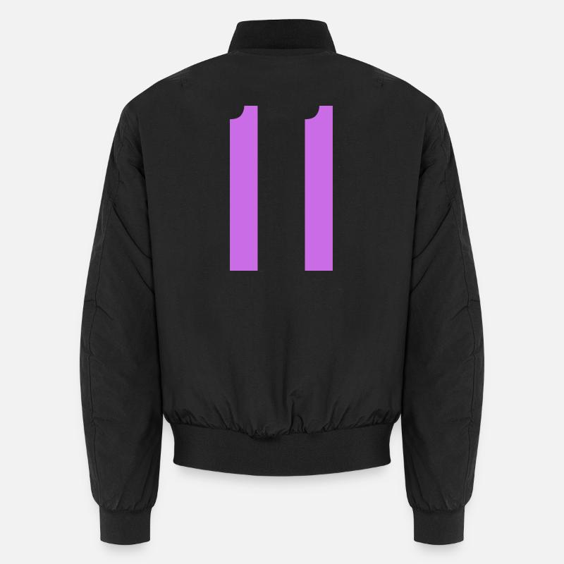11 - Unisex Bomber Jacket - black