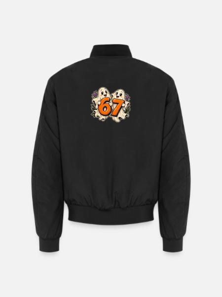 67 Geisterduo - Unisex Bomberjacke - Schwarz