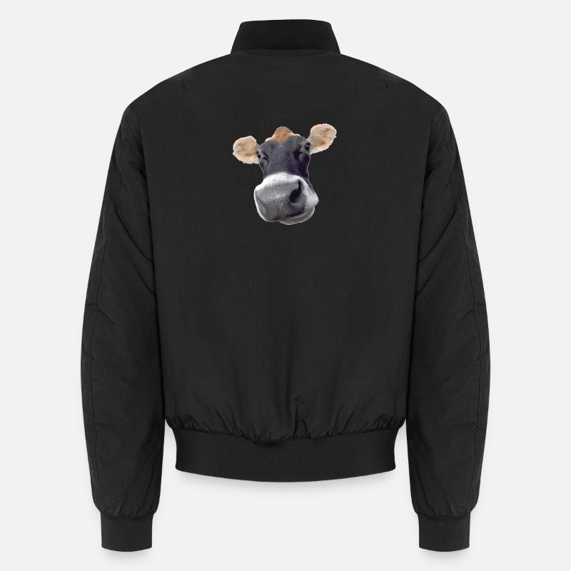 Moo Cow dairy cow Unisex Bomber Jacket