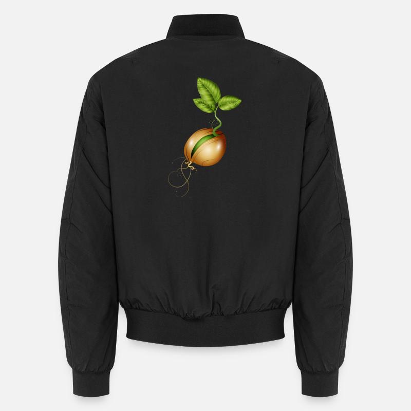 germinating small in the soil Unisex Bomber Jacket