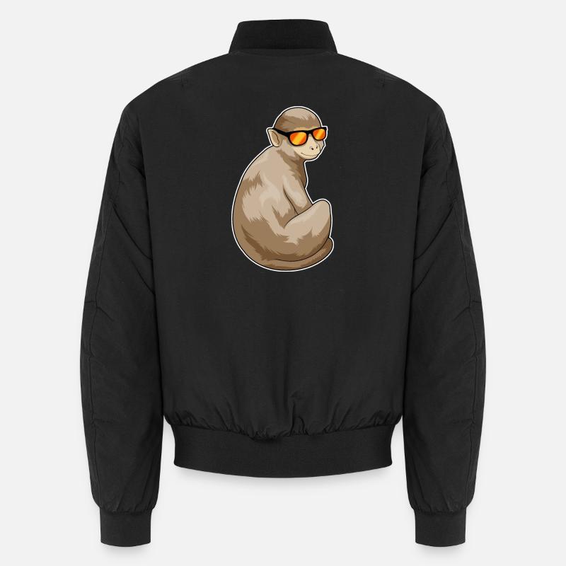 Lunettes de soleil Monkey - Bomber unisexe - noir