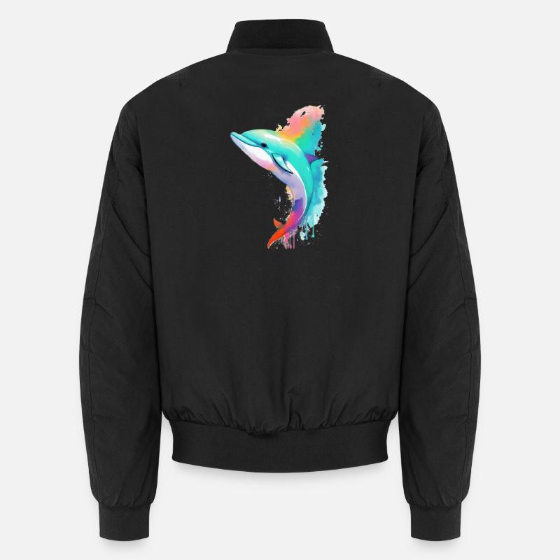 Delfin Unisex Bomberjacke