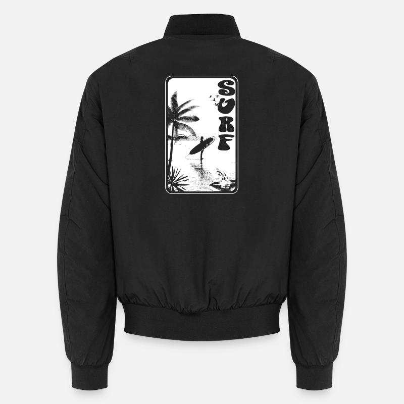 SURF - Bomber unisexe - noir