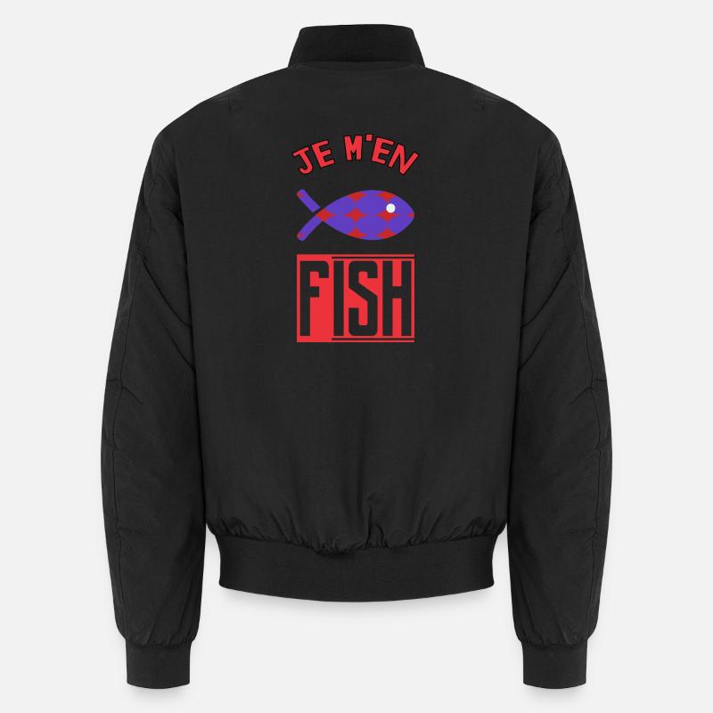 JE M'EN FISH Bomber unisexe