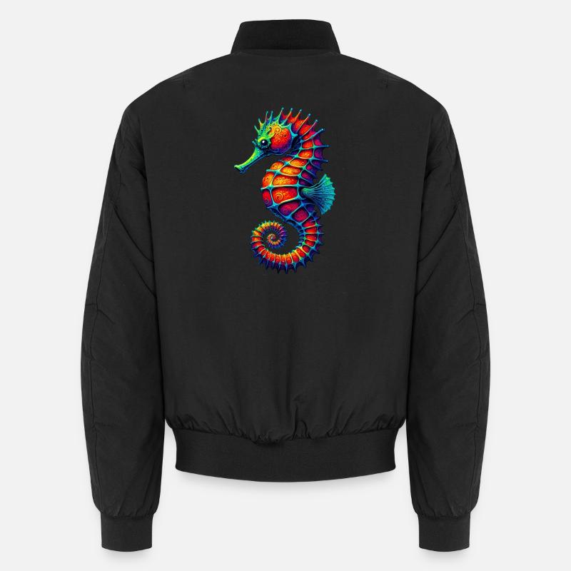 Seepferdchen Unisex Bomberjacke