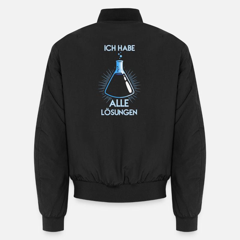 Chimie Chimiste Professeur de chimie Drôle de science Bomber unisexe