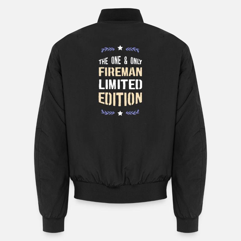 Fireman Limited Edition - Unisex Bomber Jacket - black