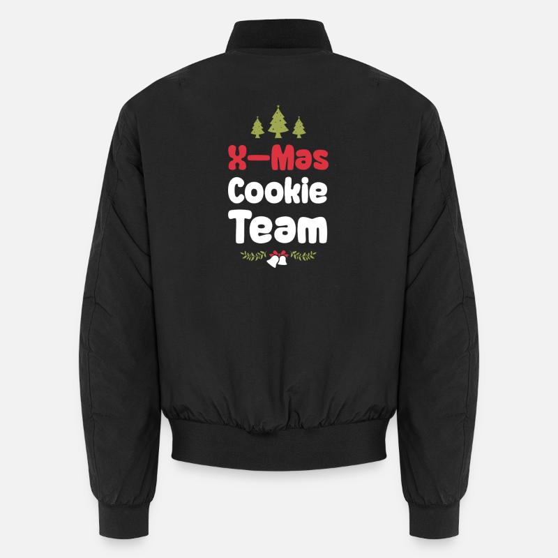 L’équipe des biscuits de Noël Bomber unisexe