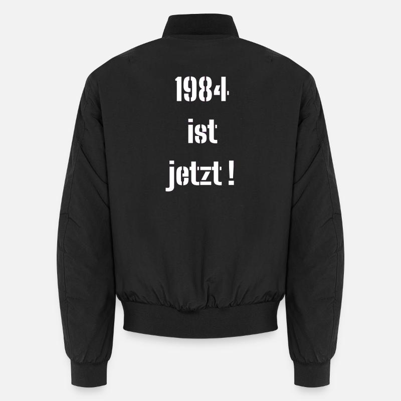 1984, C’EST MAINTENANT ! - Bomber unisexe - noir