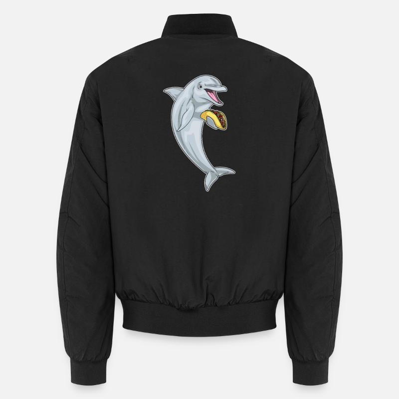 Dolphin Taco Unisex Bomber Jacket