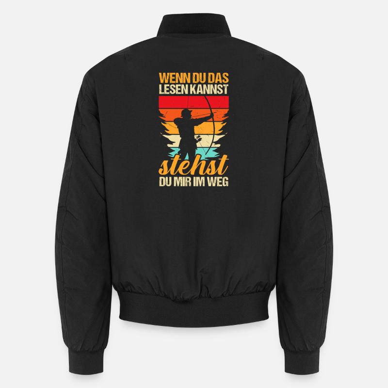 Archery Archery Archery - Unisex Bomber Jacket - black