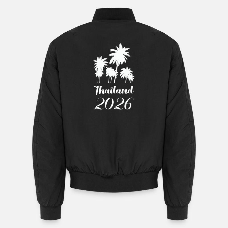 Conception des palmiers Thaïlandais 2026 Bomber unisexe