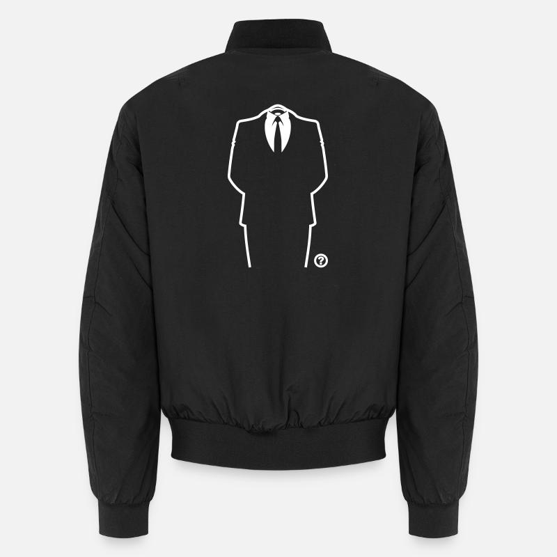 Anon Suit Hack Masque Shirt - Bomber unisexe - noir