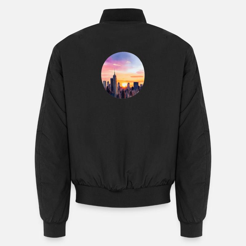 Skyline Unisex Bomberjacke