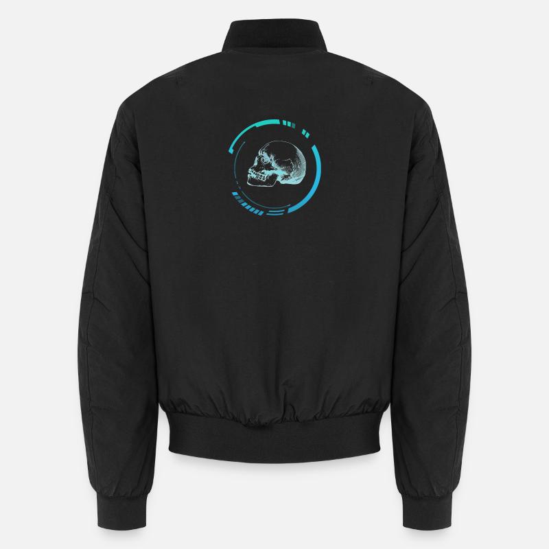 Menschenkopfröntgenbild Unisex Bomberjacke