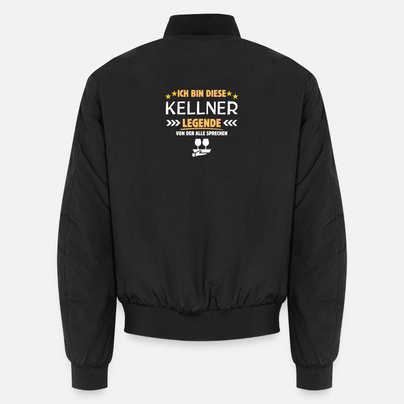Kellner Legende - Unisex Bomberjacke - Schwarz