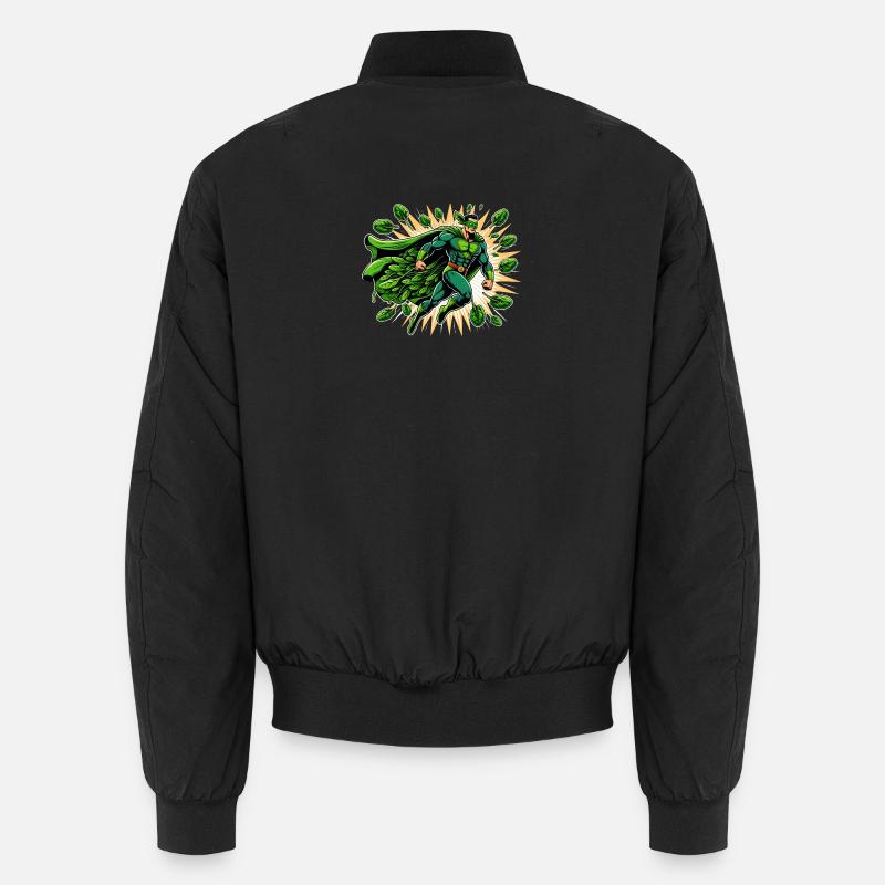 Spinatman: Blatt der Gerechtigkeit Unisex Bomberjacke