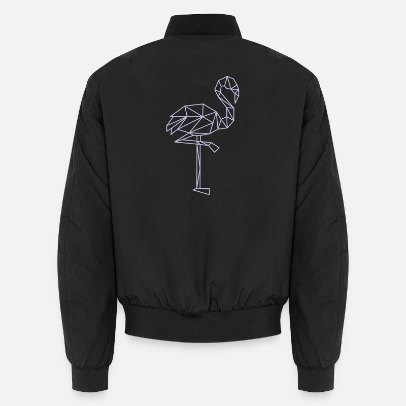 flamingo - Unisex Bomberjacke - Schwarz