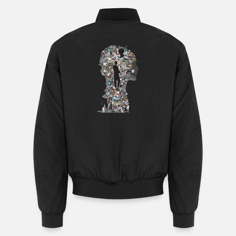 The Human Puzzle Unisex Bomber Jacket
