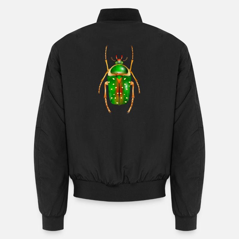 Stephanorrhina guttata-beautiful insect - Unisex Bomber Jacket - black