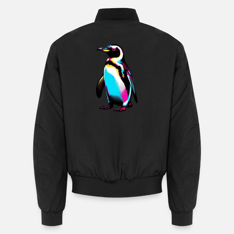 Pingouin - Bomber unisexe - noir