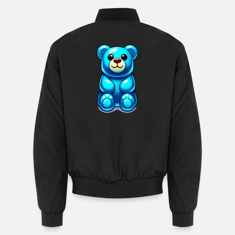Teddy Bear - Unisex Bomber Jacket - black
