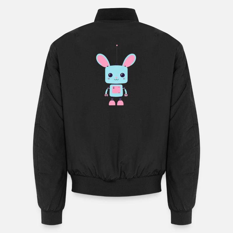 The Bunny Robot Unisex Bomber Jacket