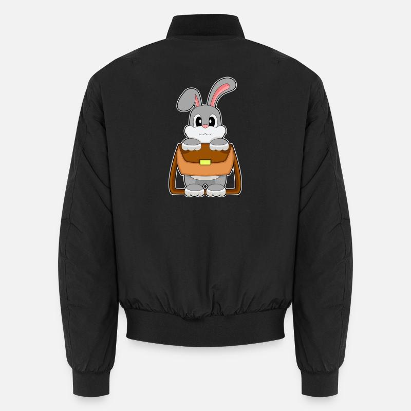 Bunny Shoulder Bag Unisex Bomber Jacket