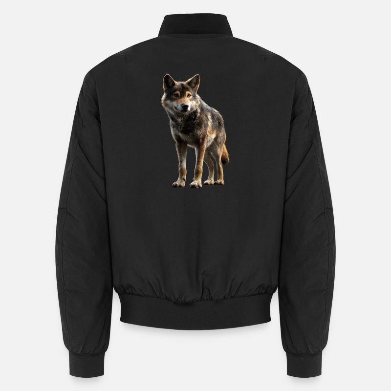 Wolf Love Wolves Wolf Pack Wolfhound Wild Wolf Bomber unisexe