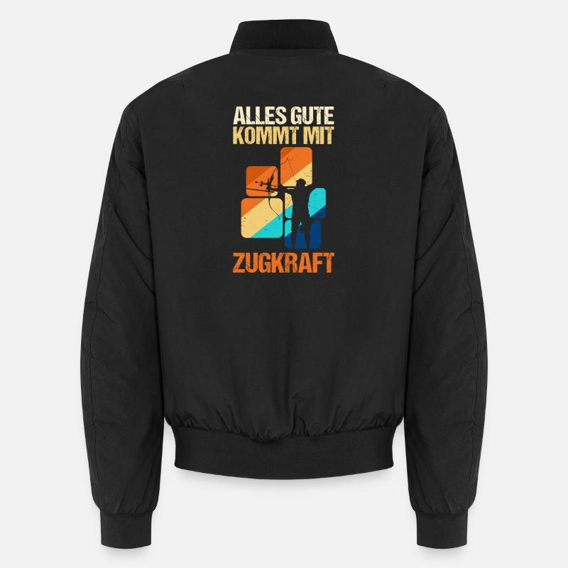 Archery Archery Archery - Unisex Bomber Jacket - black