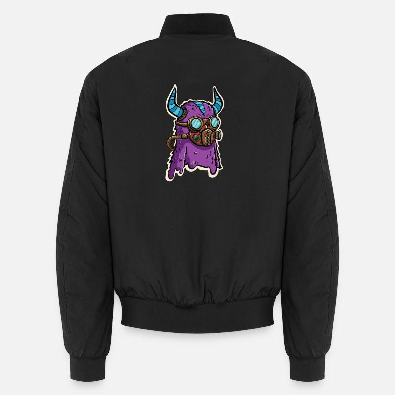 Monstre Violet Steampunk à Lunettes Bomber unisexe