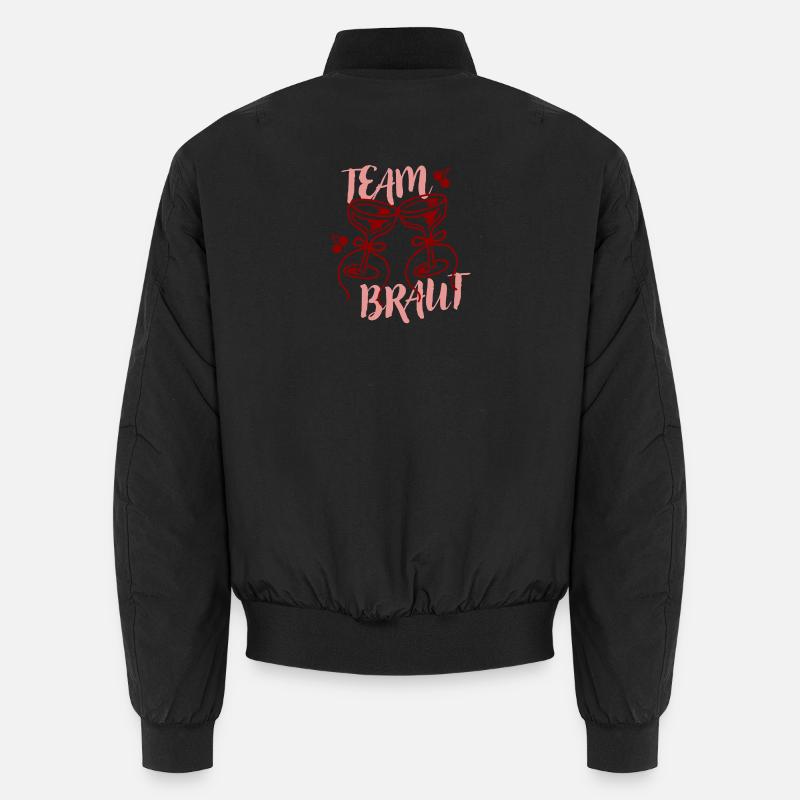 Team Bride – Cherry Jars - Unisex Bomber Jacket - black