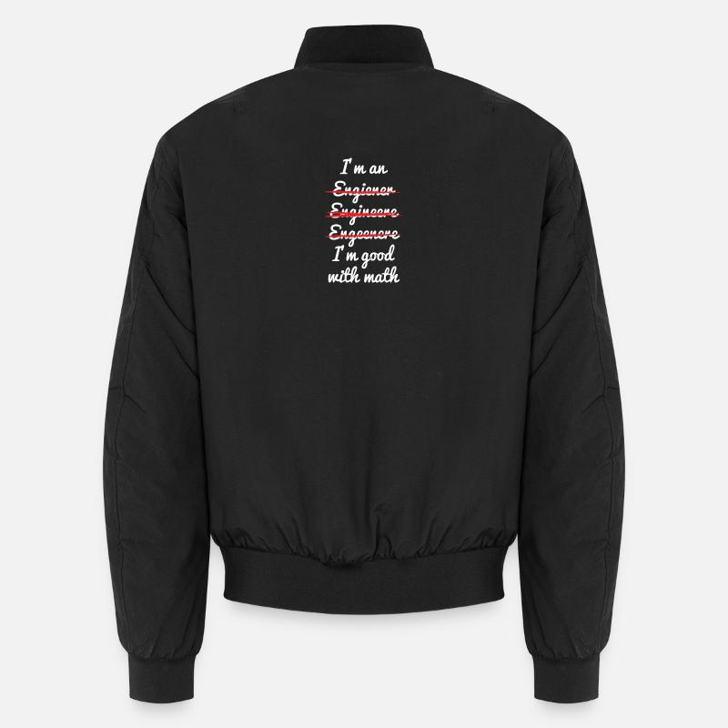 Mathe - Unisex Bomberjacke - Schwarz
