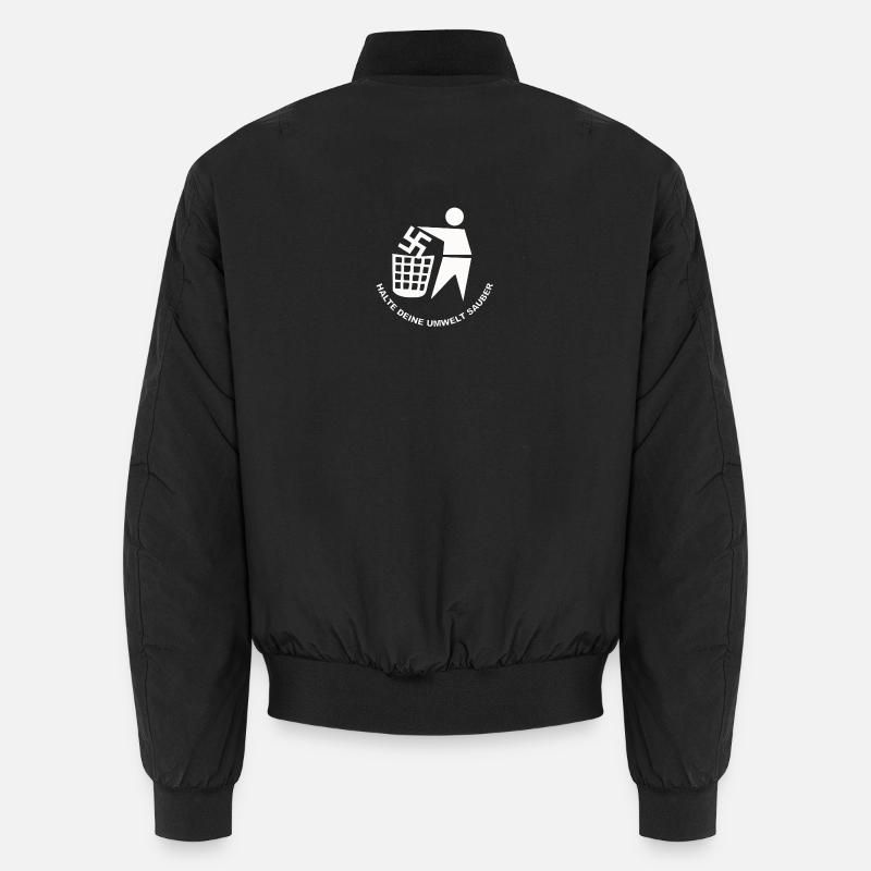 Halte Deine Umwelt Sauber Unisex Bomberjacke