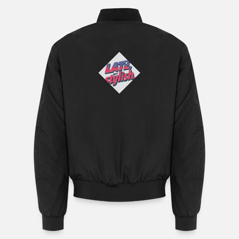 Spät, aber schick – Retro-Stil Unisex Bomberjacke
